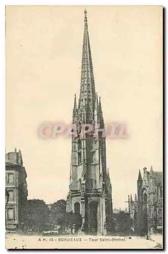 Cartes postales Bordeaux Tour Saint Michel