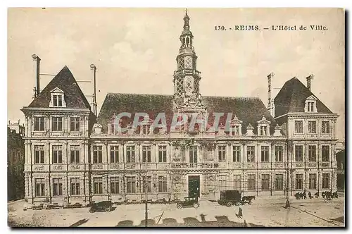 Cartes postales Reims L'Hotel de Ville