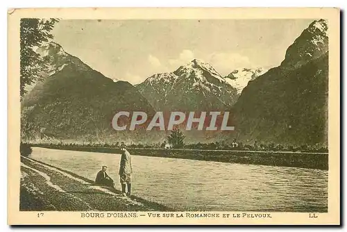 Cartes postales Bourg d'Oisans Vue sur la Romance et le Pelvoux