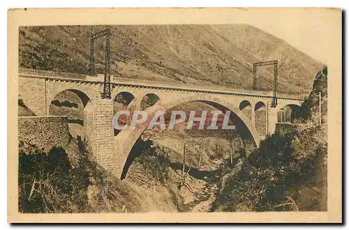 Cartes postales La Vallee d'Aspe Le Transpyreneen Viaduc du Peillou