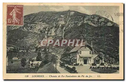 Cartes postales Lourdes Chemin de Fer Funiculaire du Pic du Jer