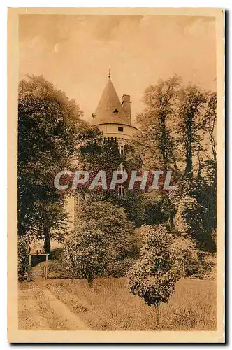 Cartes postales Chateau de Verneuil sur indre I et L Le Donjon vu des Jardins