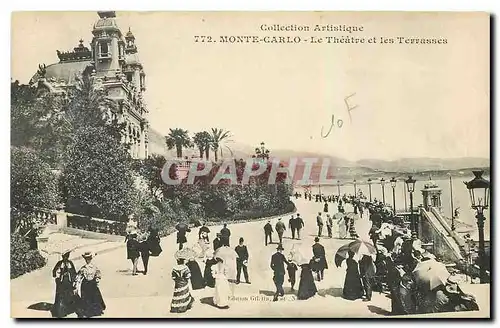 Cartes postales Monte Carlo Le Theatre et les Terrasses