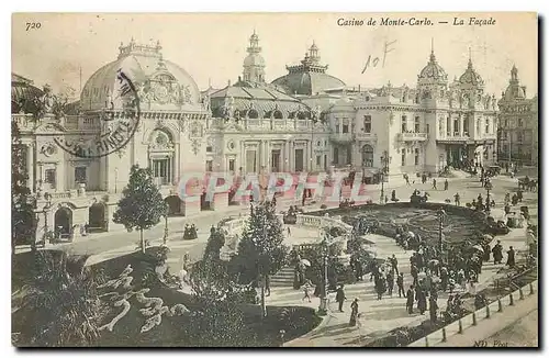 Cartes postales Cassino de Monte Carlo La Facade