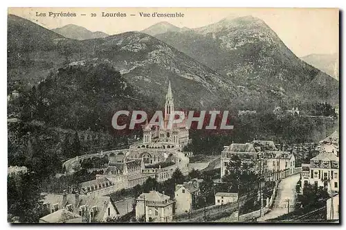 Cartes postales Les Pyrenees Lourdes Vue d'Ensemble