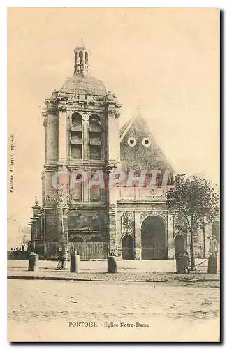 Cartes postales Pontoise Eglise Notre Dame