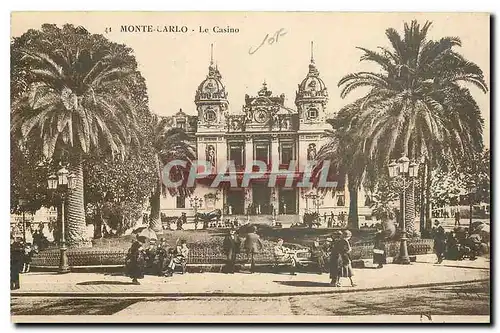 Cartes postales Monte Carlo Le Casino