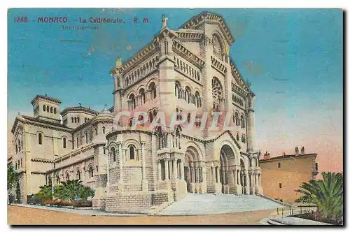 Cartes postales Monaco La Cathedrale