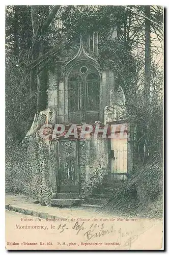 Cartes postales Ruines de Chasse des ducs de Montmorency