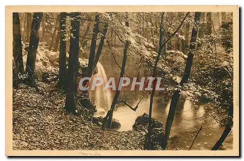 Ansichtskarte AK En Flanant au bois de Vincennes Cascade du Lac en automne