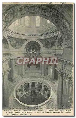 Cartes postales Paris Interieur du Dome des Invalides
