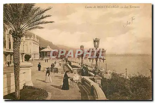 Cartes postales Casino de Monte Carlo Les Terrasses