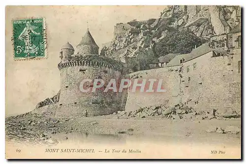 Cartes postales Mont Saint Michel La Tour du Moulin