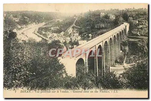 Ansichtskarte AK Dinan Vue generale sur le Viaduc