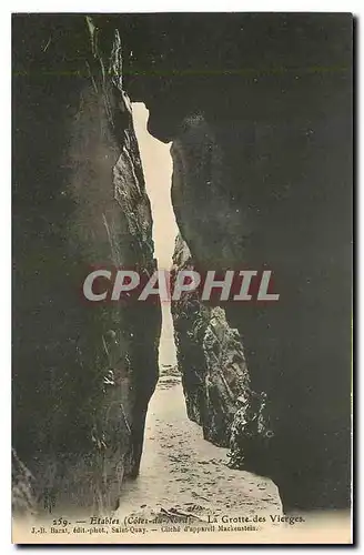 Cartes postales Etables Cotes du Nord La Grotte des Vierges