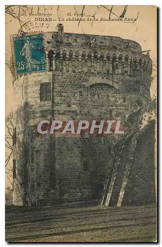 Cartes postales Dinan le chateau de la dauchesse Anne