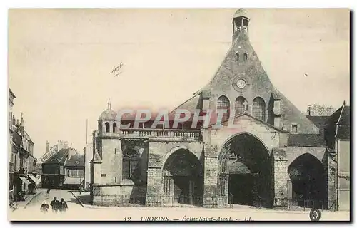 Cartes postales Provins Eglise Saint Asoul