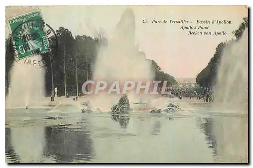 Ansichtskarte AK Parc de Versailles Bassin d'Apollon