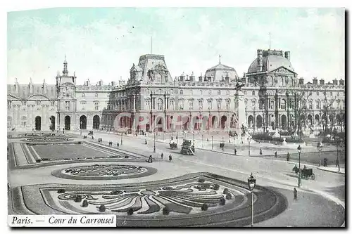 Cartes postales Paris Cour du Carrousel