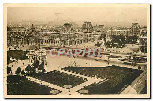 Ansichtskarte AK Paris Perspective sur la Place du Carrousel