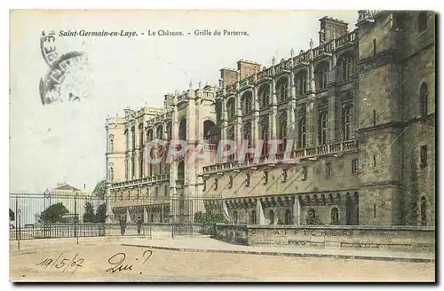 Cartes postales Saint Germain en Laye Grille du Partierre