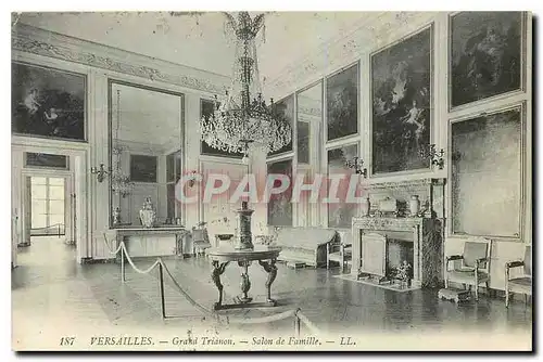 Cartes postales Versailles Grand Trianon Salon de Famille