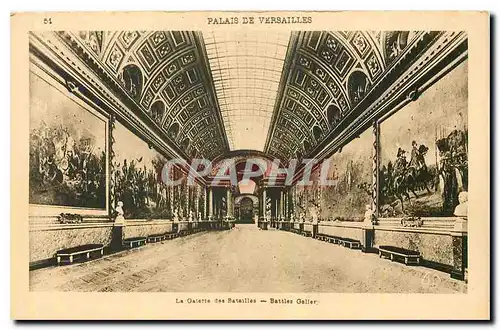 Cartes postales Palais de Versailles La Galerie des Batailles