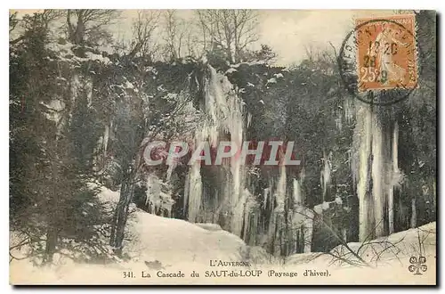 Ansichtskarte AK l'Auvergne La Cascade du Saut du Loup