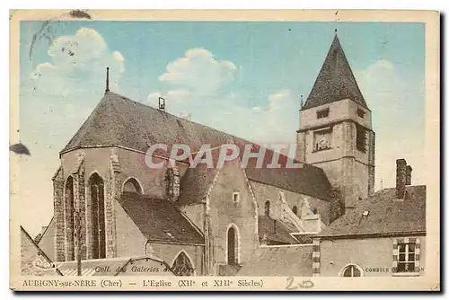 Cartes postales Aubigny sur Nere Cher L'Eglise