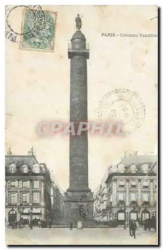 Cartes postales Paris Colonne Vendome