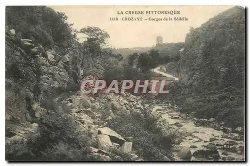 Cartes postales La Creuse Pittoresque Crozant Gorges de la Sedelle