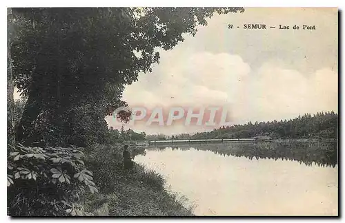 Ansichtskarte AK Semur Lac de Pont