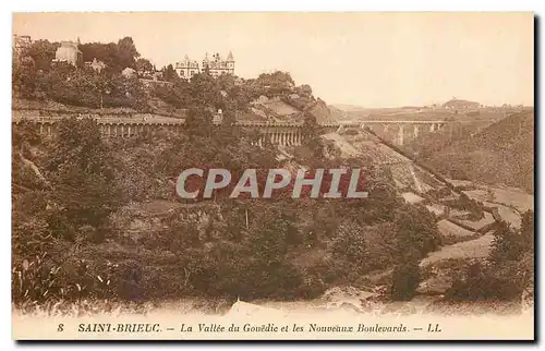 Cartes postales Saint Brieuc La Vallee du Gouedic et les Nouveaux Boulevards