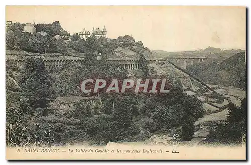 Cartes postales Saint Brieuc La Vallee du Gouedic et les Nouveaux Boulevards