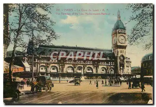 Cartes postales Paris la Gare de Lyon