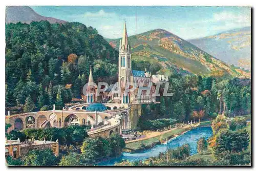 Cartes postales Lourdes La Basilique