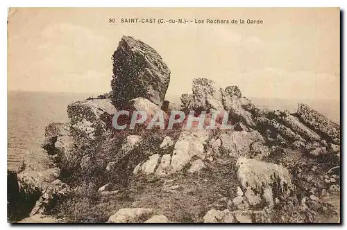 Ansichtskarte AK Saint cast C du N Les Rochers de la Garde