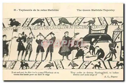 Cartes postales Tapisserie de la Reine Mathilde Il est ordonne