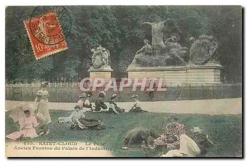 Cartes postales Saint Cloud Le Parc Ancien Fronton du Palais de l'Industrie