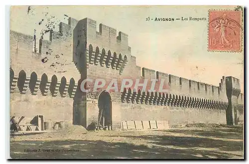 Cartes postales Avignon les Remparts