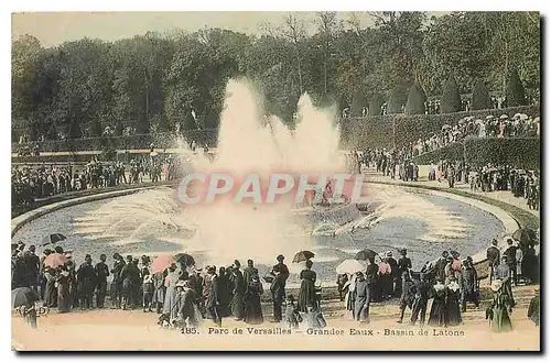 Cartes postales Parc de Versailles Grandes Eaux Bassin de Latone