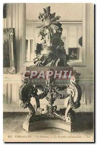 Cartes postales Versailles Le Chateau La Pendule astronomique