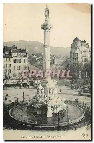 Cartes postales Marseille Fontaine Cantini