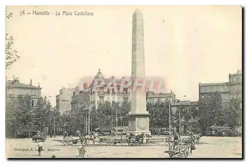 Cartes postales Marseille La Place Castellane