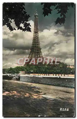 Moderne Karte Paris La Tour Eiffel C'est la Viaie de la capitale