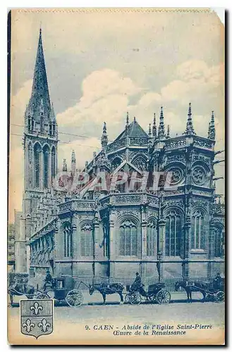 Cartes postales Caen Abside de l'Eglise Saint Pierre Oeuvre de la Renaissance