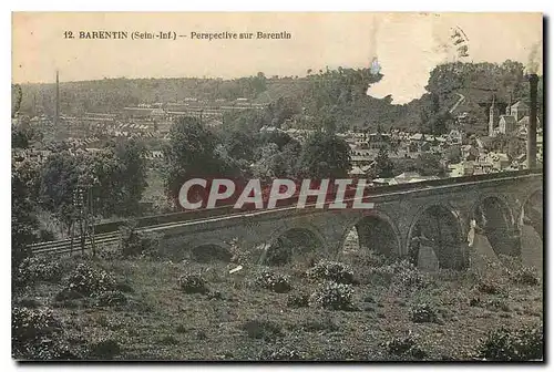 Cartes postales Barentin Seine inf Perspective sur Barentin