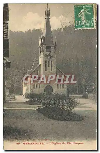 Cartes postales Gerardmer l'Eglise de Kichompre