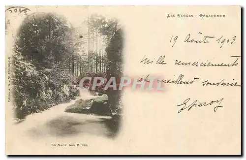 Cartes postales Les Vosges Gerardmer Les Saut des Cuves