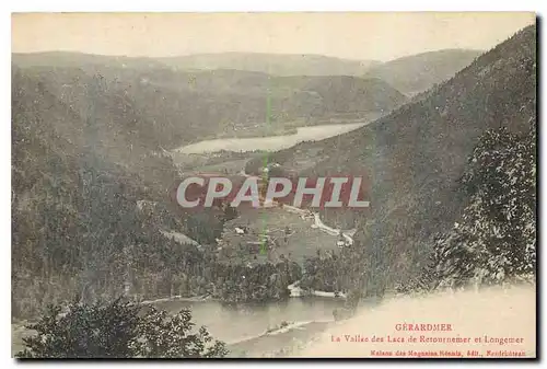 Ansichtskarte AK Gerardmer La Vallee des Lacs de Retournemer et Longemer